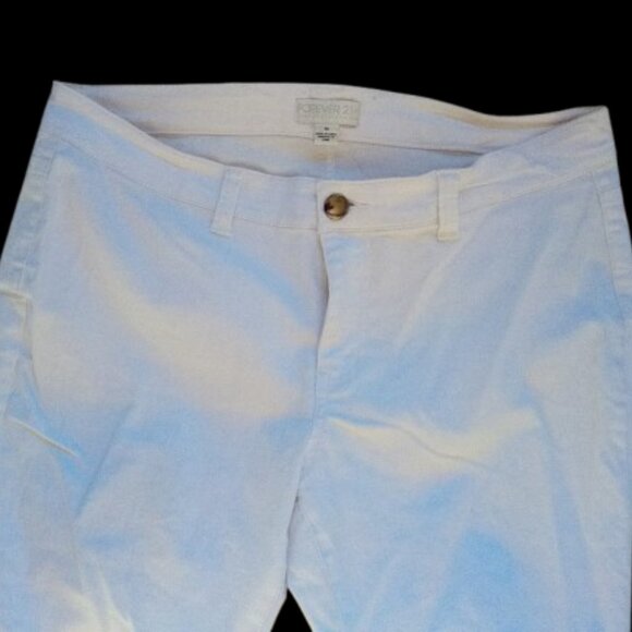 Low Waist / Los Rise White Skinny Jeans Size 16 - Picture 2 of 3